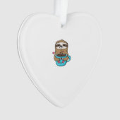 Chibi Sloth Coffee Lover � Cute Kawaii Sloth Huggi (devant)