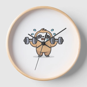 Chibi Sloth Gym Fail – Schattigee Kawaii Funny Wor