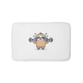 Chibi Sloth Gym Fail – Schattigee Kawaii Funny Wor Badmat (Voorkant)