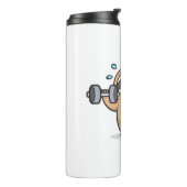 Chibi Sloth Gym Fail – Schattigee Kawaii Funny Wor Thermosbeker (Gedraaid links)