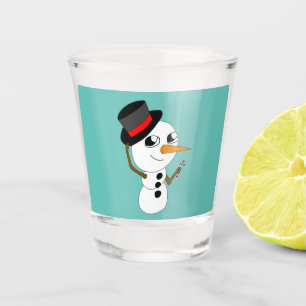 chibi smowman shot glas