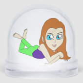 chibi sneeuwbol (Achterkant)