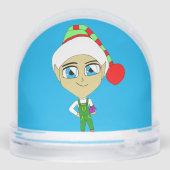 chibi sneeuwbol (Achterkant)