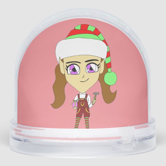 chibi sneeuwbol (Achterkant)