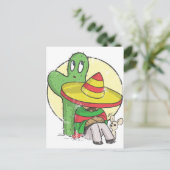 chibi sombrero noodlottig briefkaart (Staand voorkant)