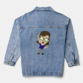 Chibi Sonic_Zeph Denim Jacket (Achterkant)
