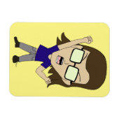 Chibi Sonic_Zeph Magneet (Horizontaal)