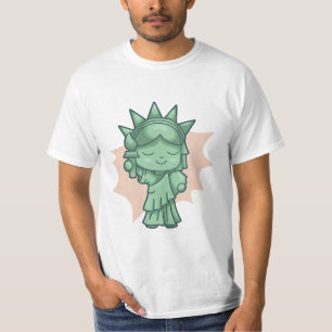 CHIBI STATUE OF LIBERTY NEW YORK T-SHIRT