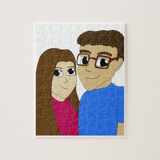 Chibi stel legpuzzel (Verticaal)