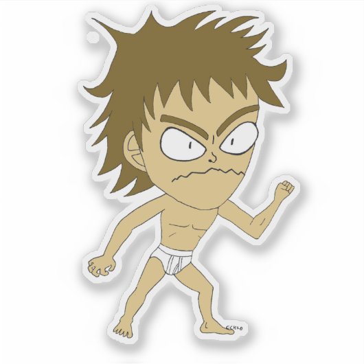 chibi sticker (Voorkant)