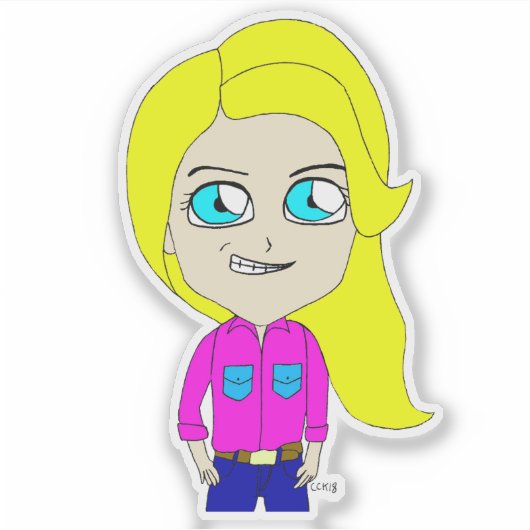 chibi sticker (Voorkant)