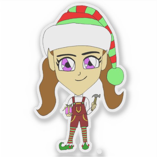 chibi sticker (Voorkant)