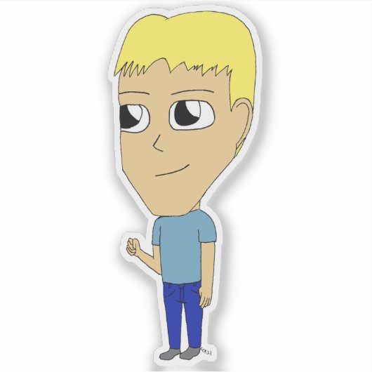 chibi sticker (Voorkant)