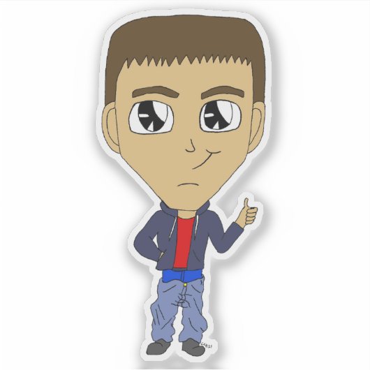 chibi sticker (Voorkant)