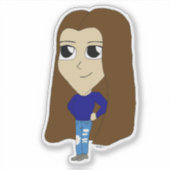 chibi sticker (Voorkant)