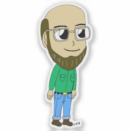 chibi sticker (Voorkant)