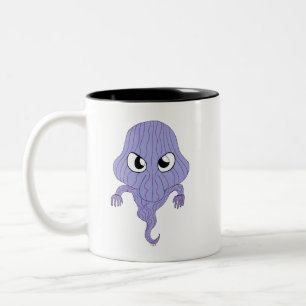Chibi-stijl spook tweekleurige koffiemok