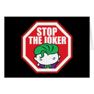 Chibi "Stop the Joker"-teken