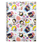 Chibi Super Heroine Pattern Notitieboek (Voorkant)