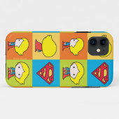 Chibi Supergirl Character Turnround Case-Mate iPhone Case (Achterkant (horizontaal))