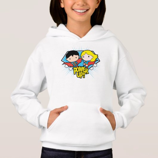 Chibi Superman en Chibi Supergirl Power Up! (Voorkant)
