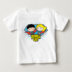 Chibi Superman en Chibi Supergirl Power Up!