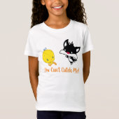 Chibi SYLVESTER™ achter TWEETY™ T-shirt (Voorkant)