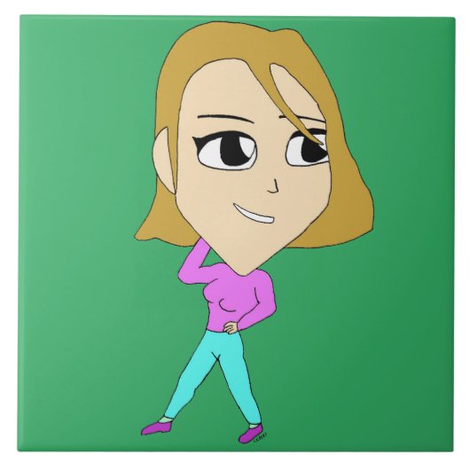 chibi tegeltje (Voorkant)
