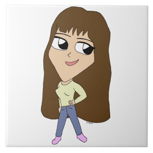 chibi tegeltje (Voorkant)