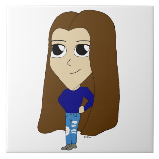 chibi tegeltje (Voorkant)