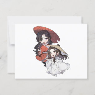 Chibi Tgcf Ansichtkaart Briefkaart