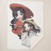 Chibi Tgcf Blanket Sherpa Deken (Voorkant)