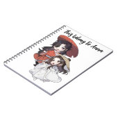 Chibi Tianguan Cifu Spiral Customized Notebook Notitieboek (Linkerzijde)