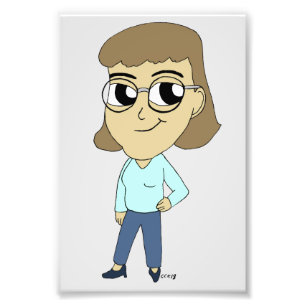 chibi-toets foto afdruk