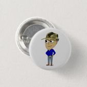chibi-toets ronde button 3,2 cm (Voorkant /achterkant)