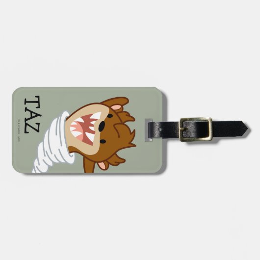 Chibi Tornado TAZ™ Bagagelabel (Voorkant horizontaal)