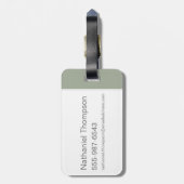 Chibi Tornado TAZ™ Bagagelabel (Achterkant verticaal)