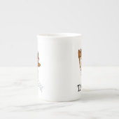 Chibi Tornado TAZ™ Porselein Kop (Voorkant)