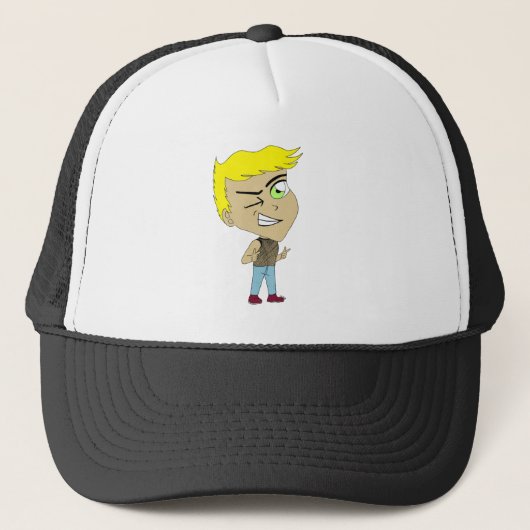 chibi  trucker pet (Voorkant)