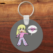 Chibi Valentijn Sleutelhanger (Voorkant)