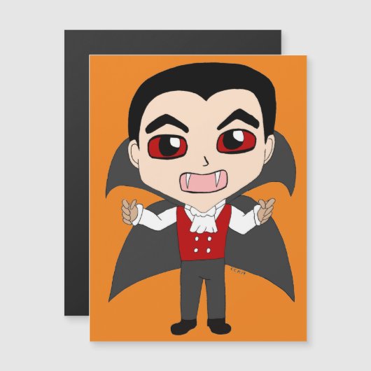 chibi vampier (Voorkant / Achterkant)