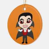 chibi vampier keramisch ornament (Links)