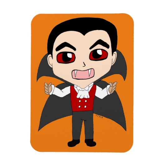 chibi vampier magneet (Verticaal)