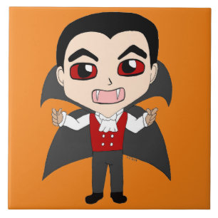 chibi vampier tegeltje