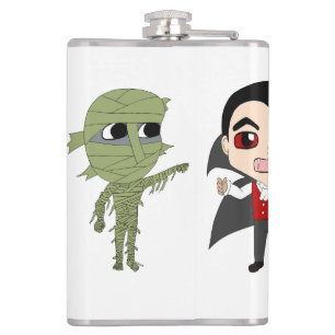 Chibi vampire, monster en mama heupfles