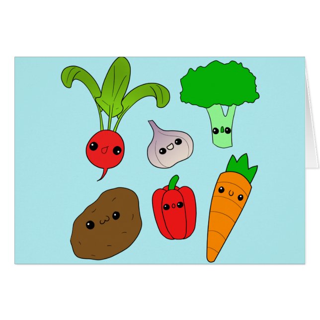 Chibi Vegetables (Voorkant Horizontaal)