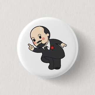 Chibi Vladimir Ilyich Lenin Ronde Button 3,2 Cm