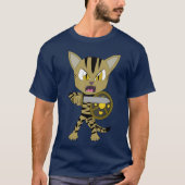 Chibi Warrior Cat T-shirt (Voorkant)