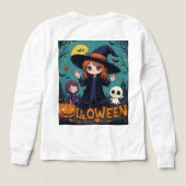 Chibi Witch Halloween Design (Motif verso)