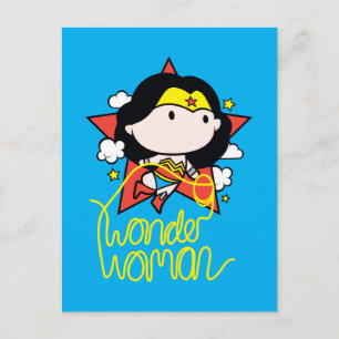 Chibi Wonder Vrouw met Lasso Briefkaart